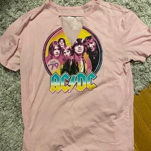 AC/DC pink tee shirt